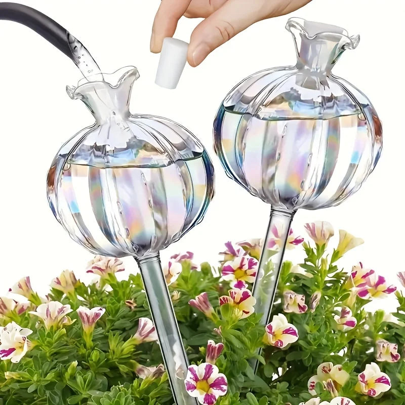 CrystalFlow Automatic Plant Watering Bulbs — Self-Watering Drip Irrigation System