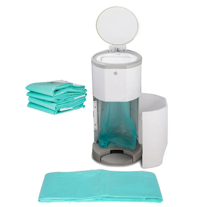 EcoTots Biodegradable Diaper Trash Bags — 3-Piece Refill Pack for 16L Buckets