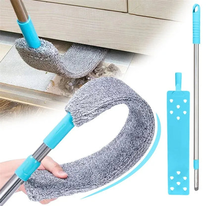 SwiftSweep Long Handle Dust Mop — Versatile Floor &amp; Ceiling Cleaner