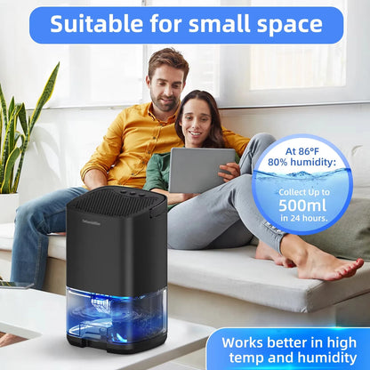 PureGuard Smart Air Purifier &amp; Dehumidifier — Portable Moisture Eliminator for Home, Office &amp; RV