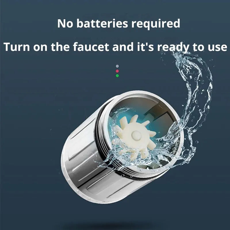 LumaFlow LED Faucet Aerator — Color-Changing Glow for Kitchen &amp; Bathroom