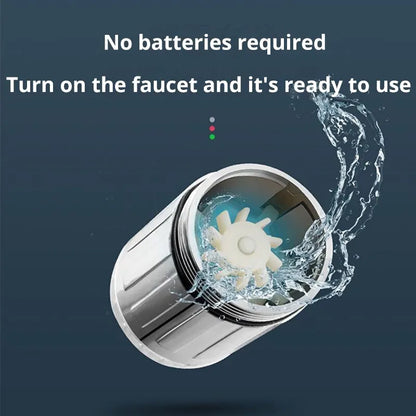 LumaFlow LED Faucet Aerator — Color-Changing Glow for Kitchen &amp; Bathroom