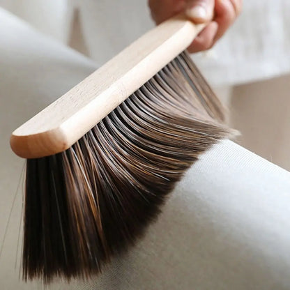 PureBristle Natural Wood Coffee Brush — Anti-Static Cleaning Brush for Desktop, Grinder &amp; Bed