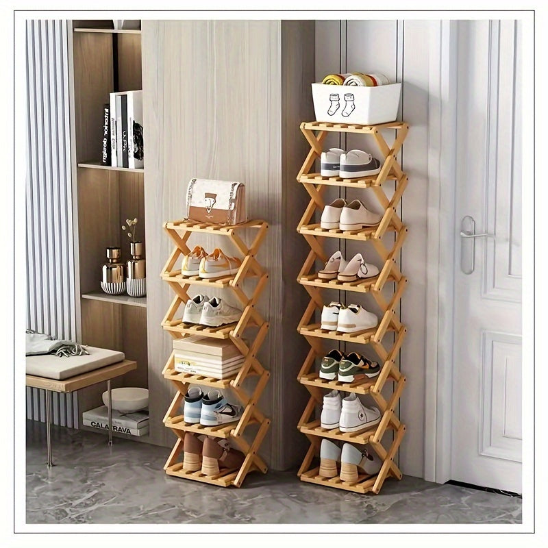 No-Install Breathable Shoe Rack